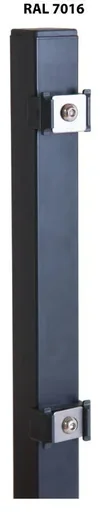 "Palen voor dubbelstaaf- en enkelstaafmatten 1500 x 40 x 40 mm - antraciet image"