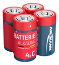 Alkaline batterij Baby C - 4 stuks