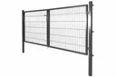 Tweevleugelig tuinhek voor standaard staafmat, 2x 150 x 125 cm