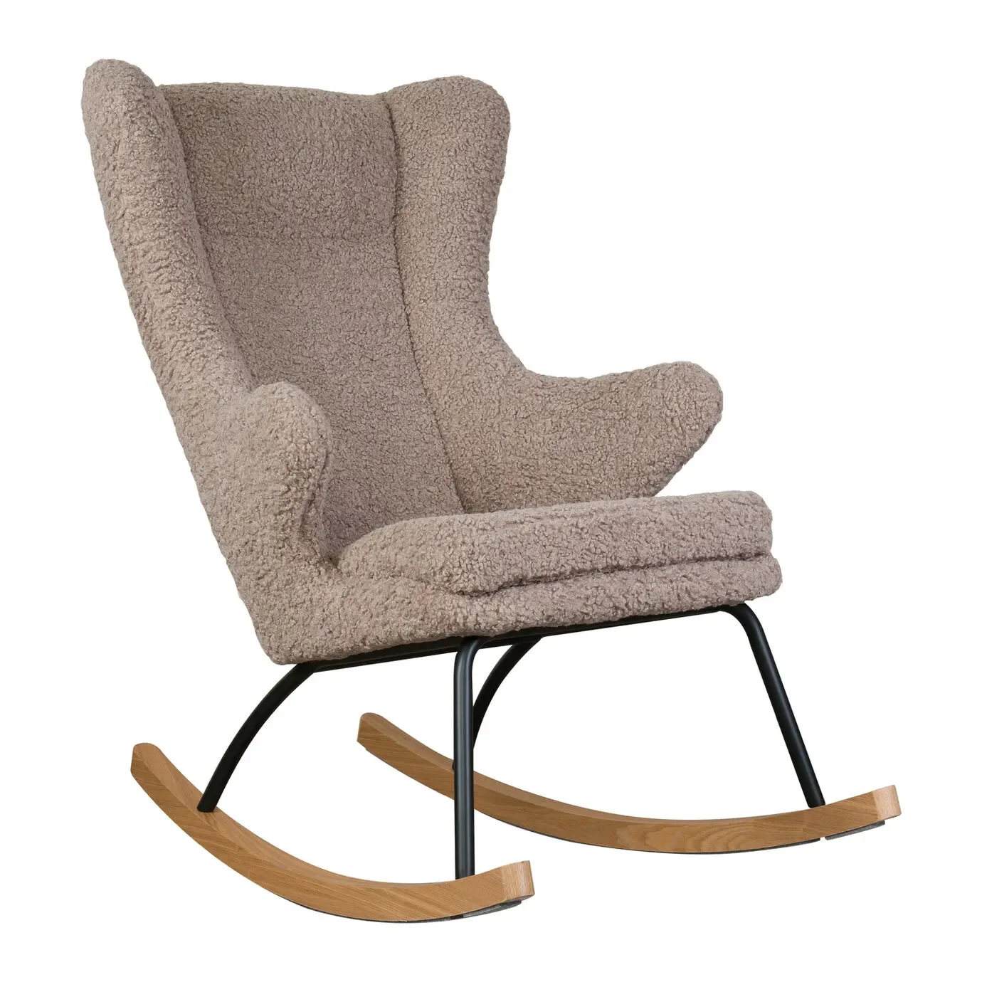 "Quax schommelstoel, fauteuil voor borstvoeding - De Luxe, Kleur: Steen image"