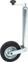 Steunwiel voor aanhangwagen, massief rubber