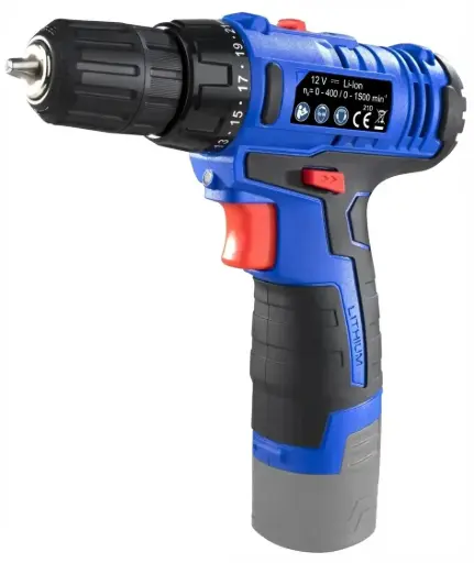 "Accu boor-schroevendraaier 2-versnelling 12 Volt WA2BS12 (zonder accu en lader) image"