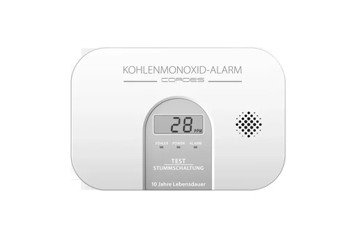 "Koolmonoxidemelder CC-4100 met LED-display image"