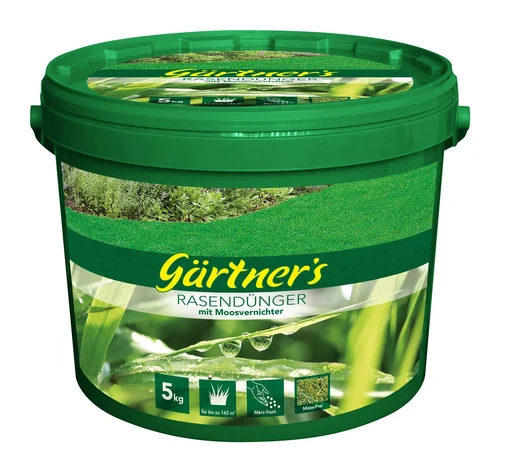 "Lawn fertilizer with moss killer 5 kg image"