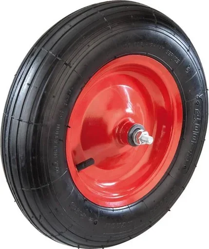 "Kruiwagenwiel met as, boring 20 mm, schroefdraad 12 mm, 1 stuk image"