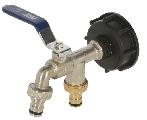 "IBC-adapter S60x6, met 2x connectoren image"