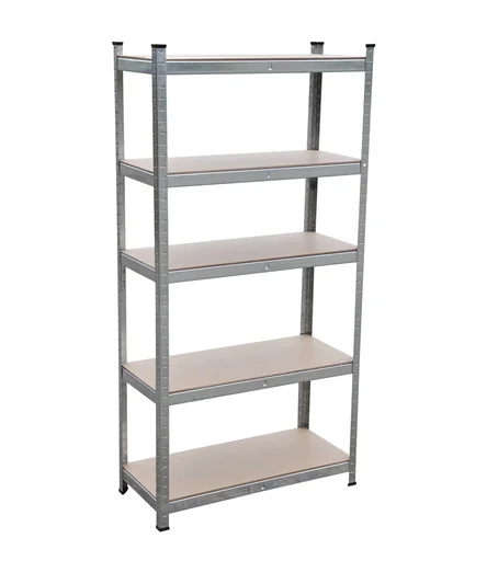 "Heavy-duty shelving 75 kg per shelf, silver image"