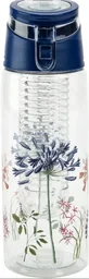 Drinkfles met fruitinzet (kleur: blauw)
