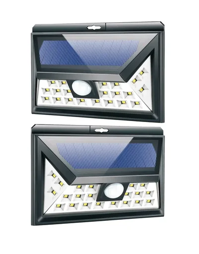 "Solar lamp with motion detector, set of 2 image"