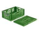 Opvouwbare doos 60x40x23cm opengewerkt groen