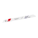 Bimetaal zaagblad voor reciprozaag, gefreesd en gezet, GL 230/VL 210 mm, ZT 1,8-2,5 mm/10-14 TPI, verpakking van 5 stuks