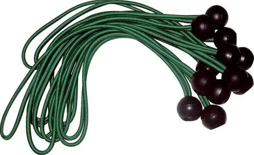 "Kogel rubber spanners 12 stuks, voor bevestiging van zeilen en netten image"