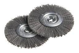 Voegenborstels, nylon, 2-delige set bij 968744 2 in 1 FugenTurbo met opvangbox
