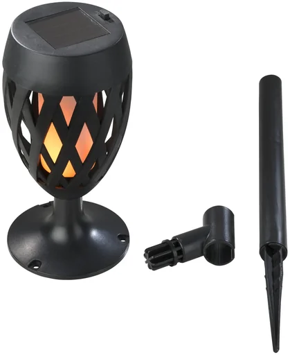 "3-in-1-solarlamp met vlameffect image"