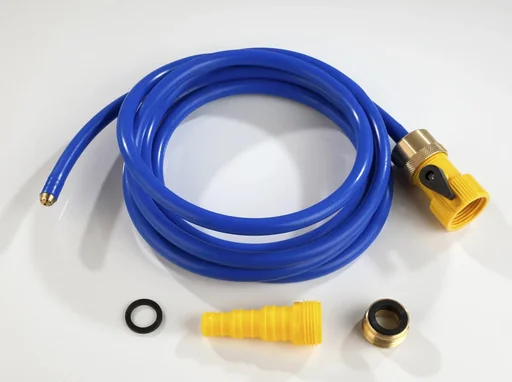 "Ontstoppingsslang “Rohrfrei-Power”, met mondstuk, 2,5 m, blauw/geel image"