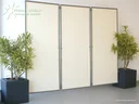Paravent voor privacy en windbescherming, 210 x 170 cm, licht ivoor