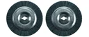 Set van 2 nylon borstels