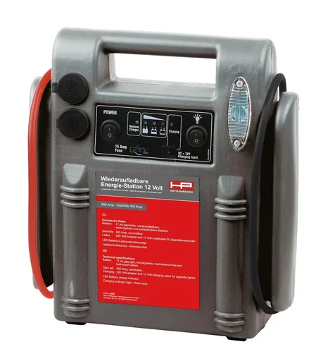 "Powerpack 900 A - 15 AH - 12 Volt - 3 in 1 - Jump Starter - Work Light - Energy Station image"