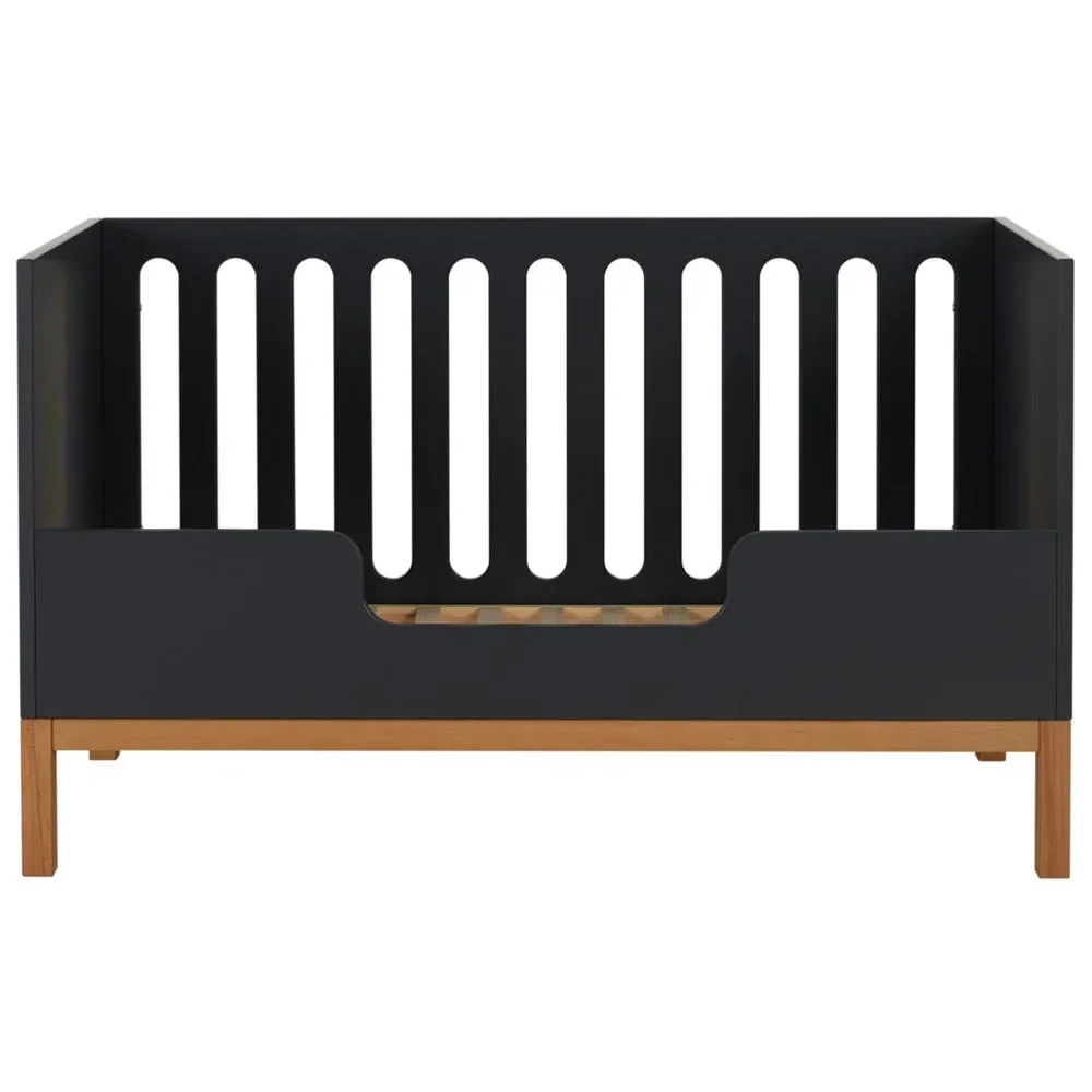 Quax Indigo omvormbaar kinderbed / juniorbed zwart