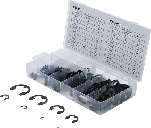 "E-veerring-assortiment 1,5-22 mm, 300 stuks image"