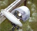 Regen- en UV-bescherming voor LNB's van SAT-installaties