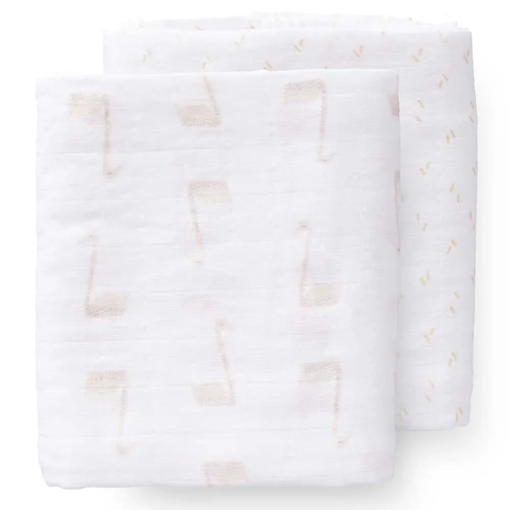 Fresk Swaddle Zwaan perzik