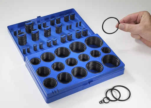 "O-ring assortiment 420 stuks in kunststof doos image"