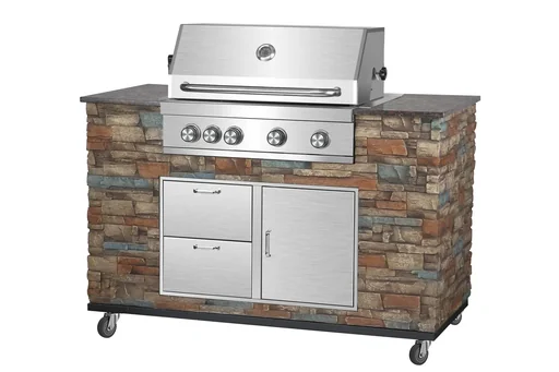 "Buitenkeuken met ingebouwde grill image"