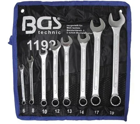 "Set combinatiesleutels, 8 stuks image"