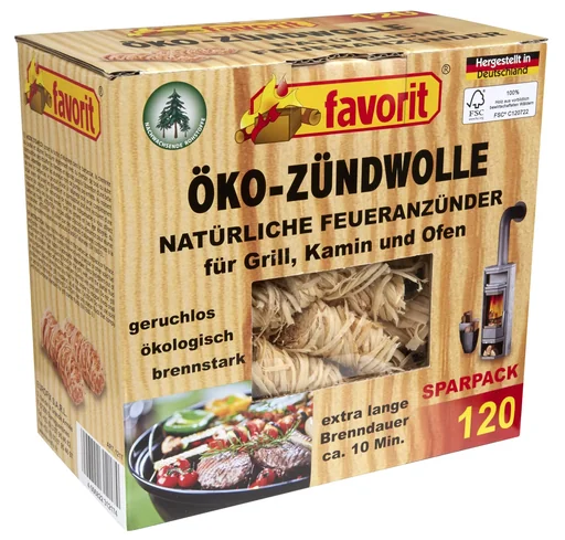 "Eco aanmaakwol, 120 stuks image"