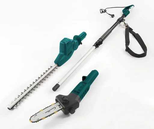 "2 in 1 electric multi-tool “GM EMT 500/7” with telescopic handle and carrying strap image"
