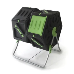 Trommelcomposter, 2 kamers, elk 70 liter