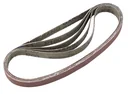 Sanding belts 15 x 454 mm, K 120, 5 pieces