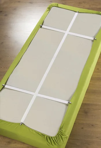"Bed sheet tighteners, extra long, 6-piece image"