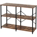 Industrial style standing shelf
