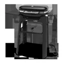 Lumin electric grill with stand, black