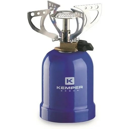 "Gas stove with 4 supports 2050W Blue image"