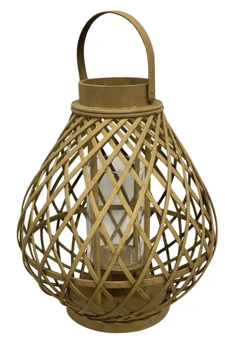 "Lantern made of bamboo (round) image"