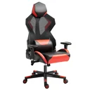 Gaming chair office chair desk chair ergonomic design racing style modern height adjustable foam nylon PU leather