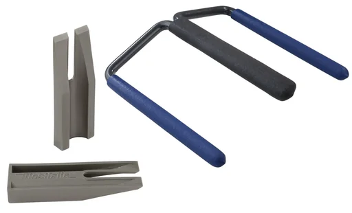 "Universal lifting and transport handle with door insertion aid image"