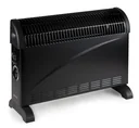 Convection heater Turbo black