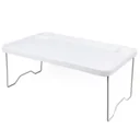 Folding table white - 57x35x23 cm