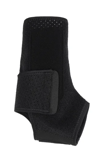"Active ankle support with Velcro fastener, universal size "Flexitek." Black image"