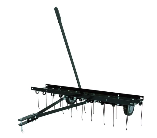 "Attachment for lawn tractors scarifier 96 cm - moss removal and lawn aeration! image"