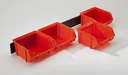 Storage boxes set 48 x 6.5 x 12 cm - 5 pieces
