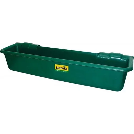 "Plastic long trough, 50 liters, green for hanging in pipes up to 2" image"