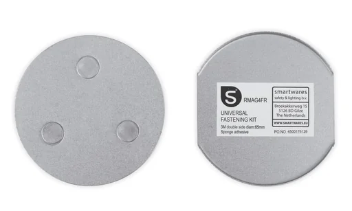 "Magnetic attachment for smoke detectors image"