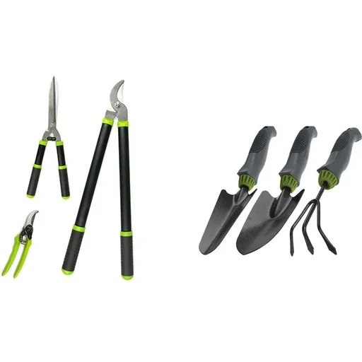 "6-piece garden with loppers, hedge trimmers, tree shears and small garden tools image"