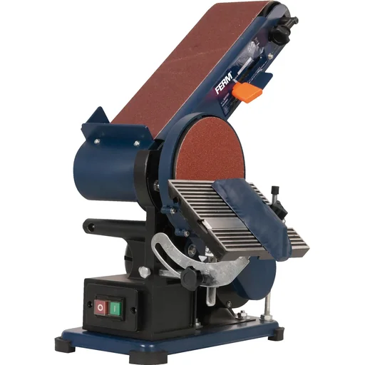 "BGM1003 Belt Sander 375W - 150mm - Flexible Application - With 2 Sanding Belts and 2 Sanding Discs image"