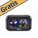 10-in-1 weather station with multicolor LCD display